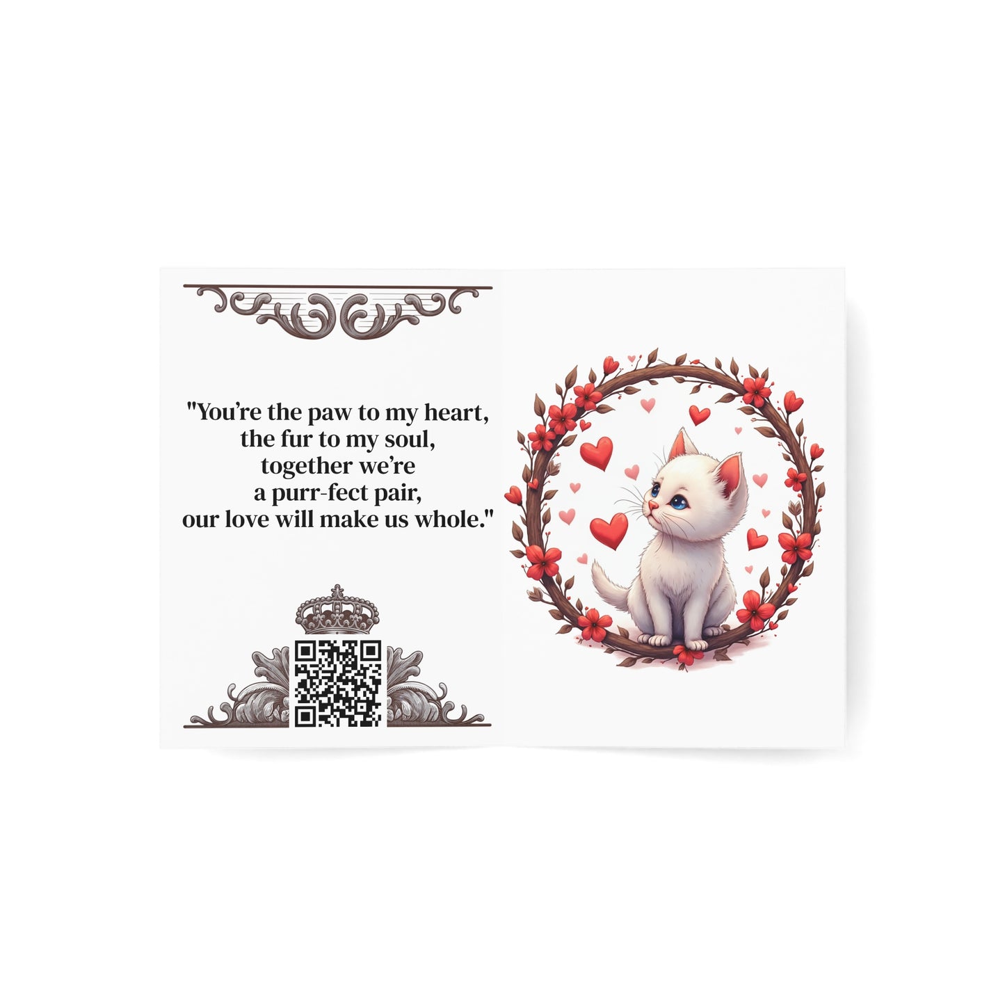 Cards - Funny Fur-ever Love Card with QR Code video