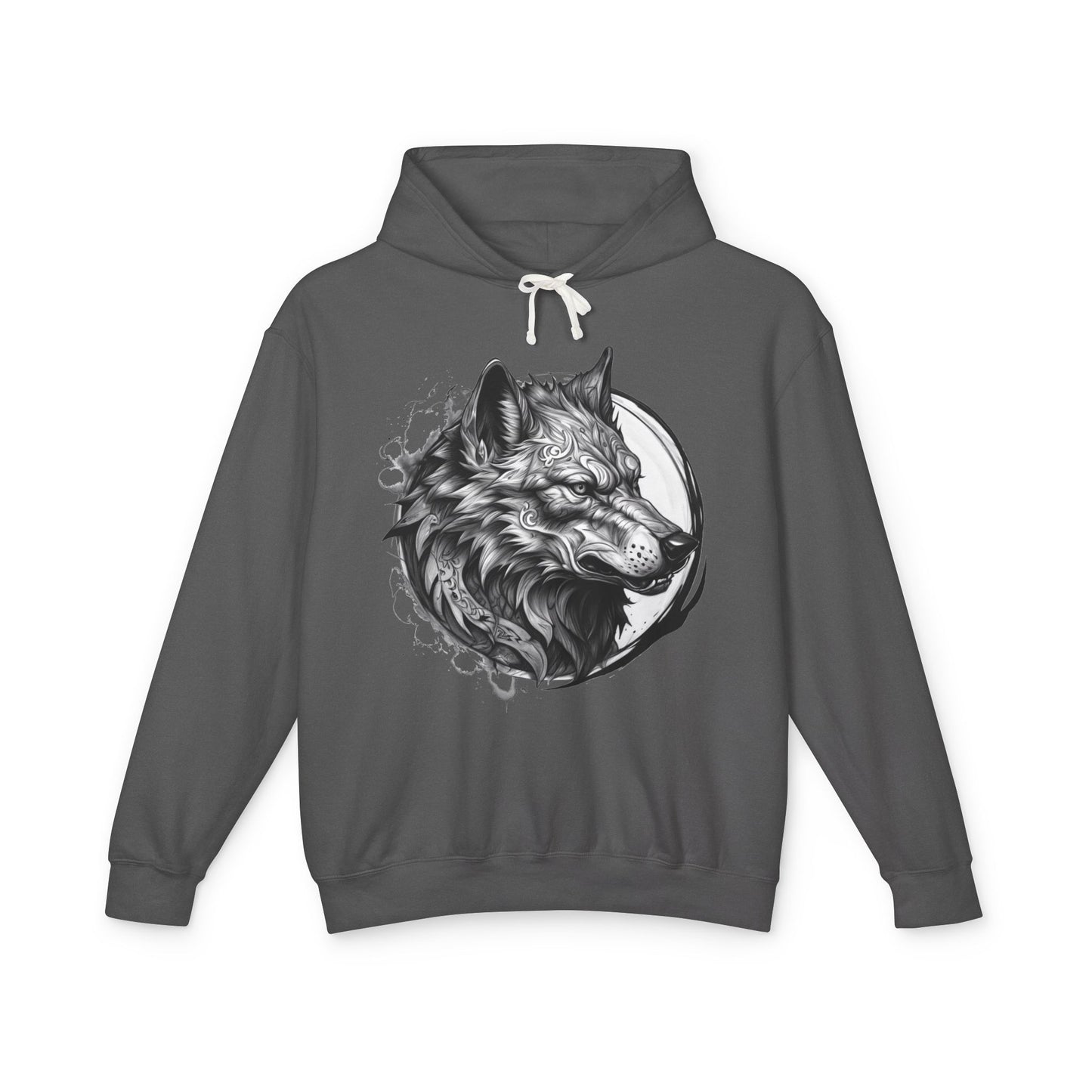 Wolf Wild Motivation - Lightweight Hoodie