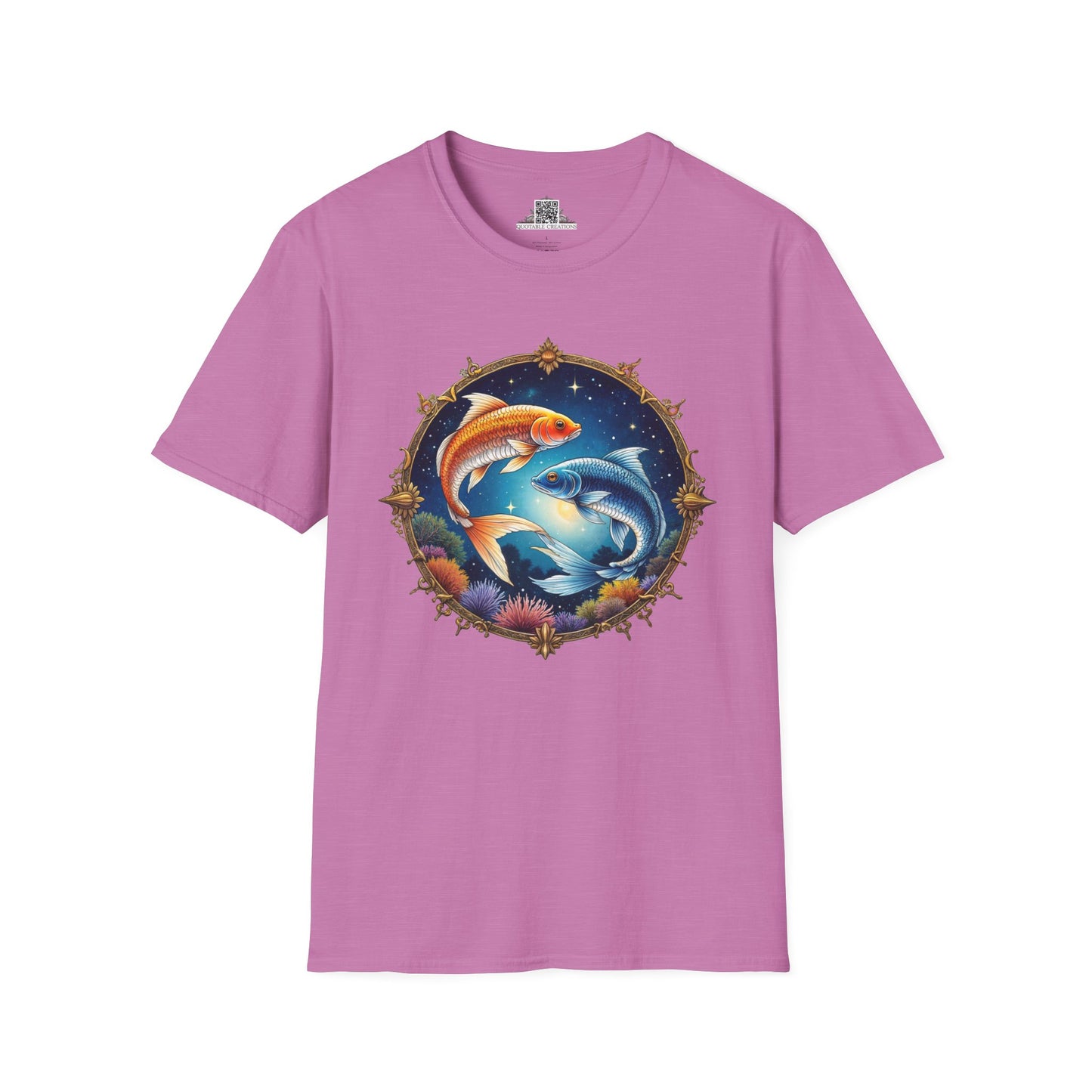 Pisces Zodiac Astrology - Softstyle Tee T-Shirt