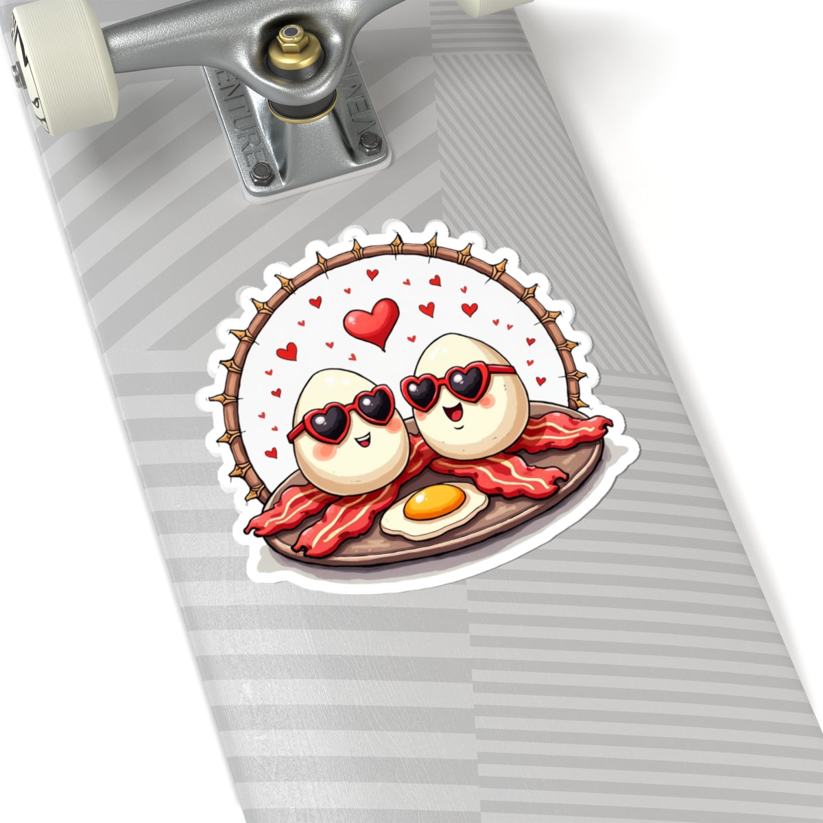 Funny Egg Love - Kiss-Cut Stickers