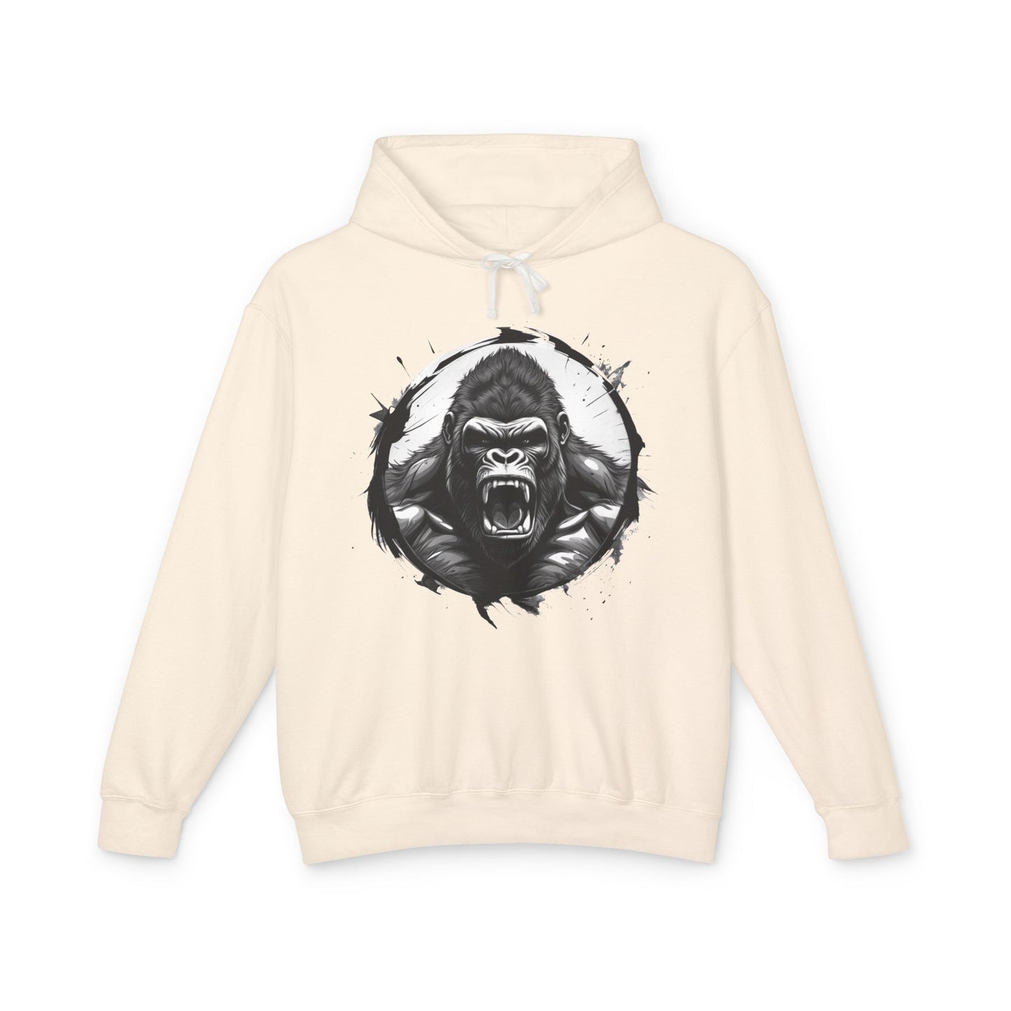 Gorilla Roar Motivation - Lightweight Hoodie