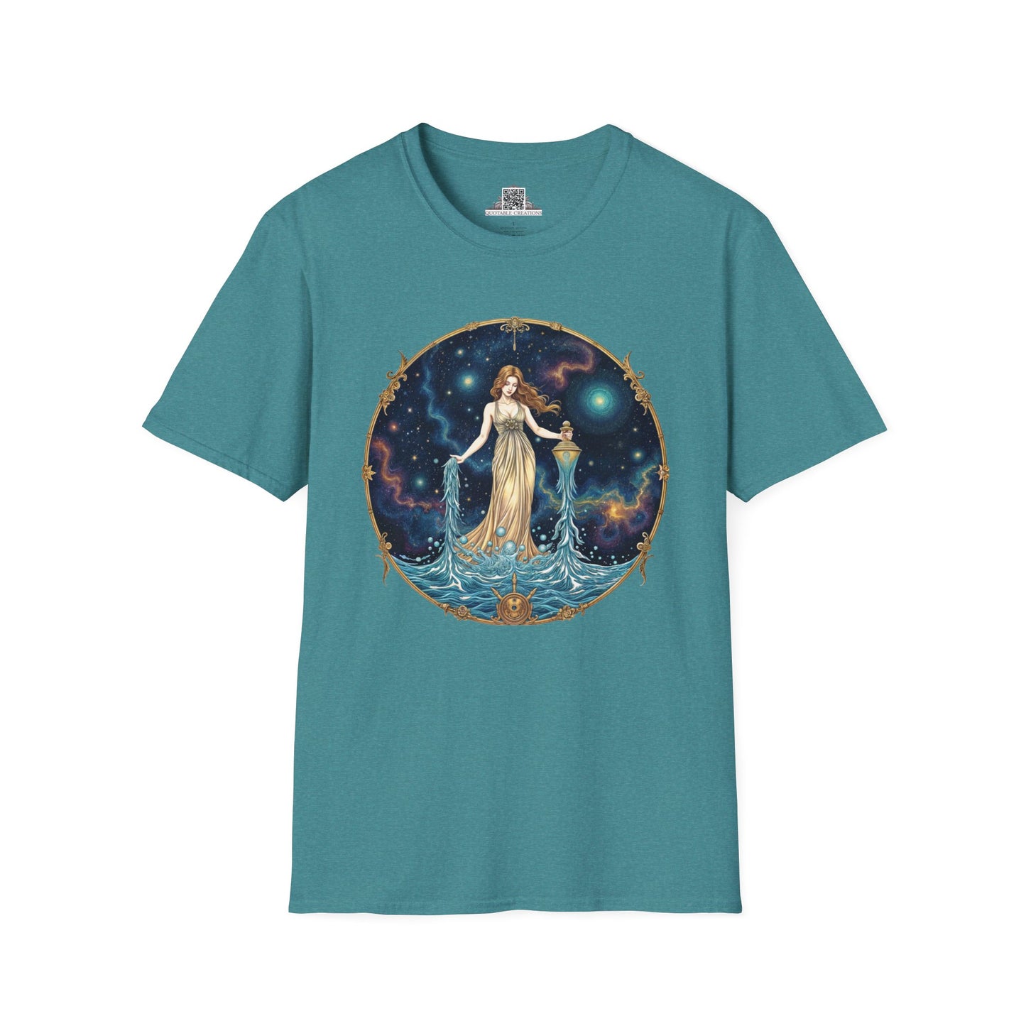 Aquarius Zodiac Astrology - Softstyle Tee T-Shirt