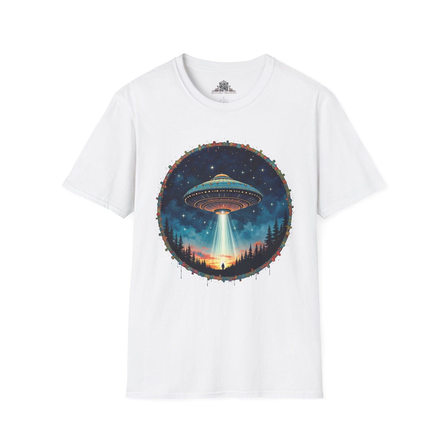 Hover Above UFO & Cosmic - T-Shirt