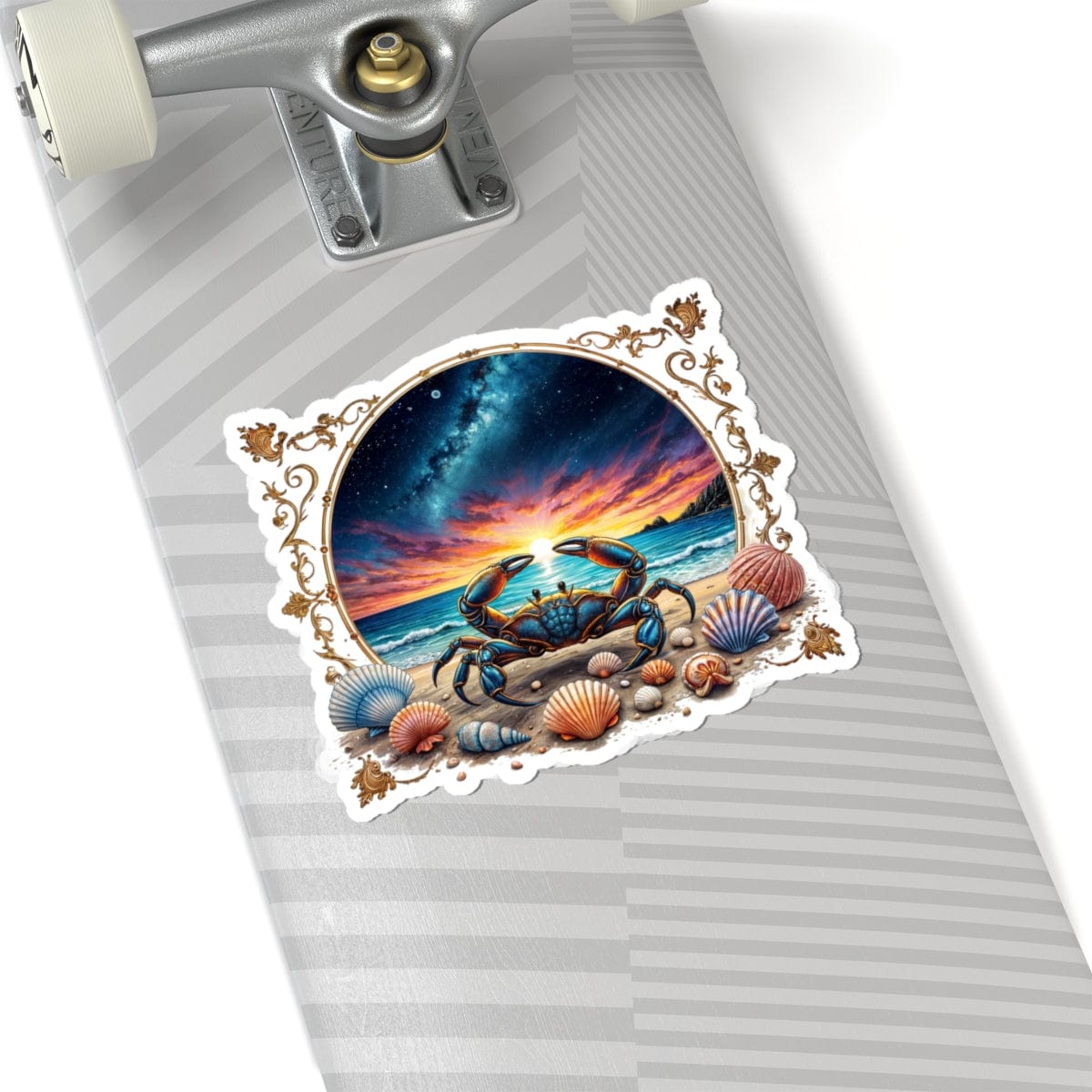 Printify Paper products Cancer Zodiac Astrology - Kiss-Cut Stickers