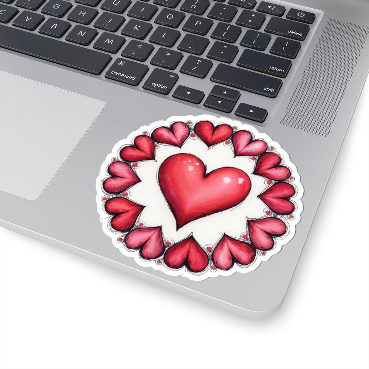 Printify Paper products Heart Incircled - Kiss-Cut Stickers