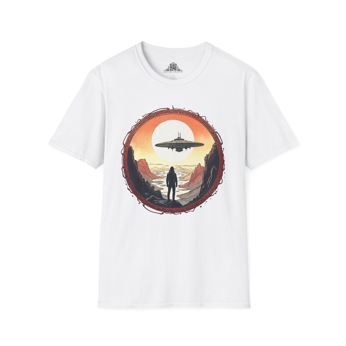 Printify T-Shirt XS / White I Believe UFO & Cosmic - T-Shirt