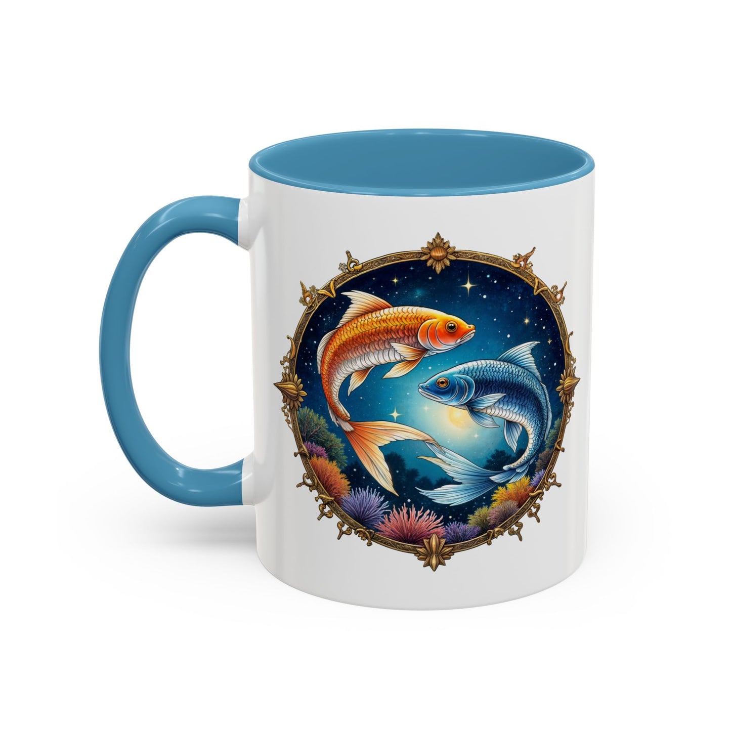 Pisces Zodiac Coffee Mug with Inspirational Quote and Smart QR Code Dreamy Astrology Gift Custom Horoscope Mug for Pisces Fans