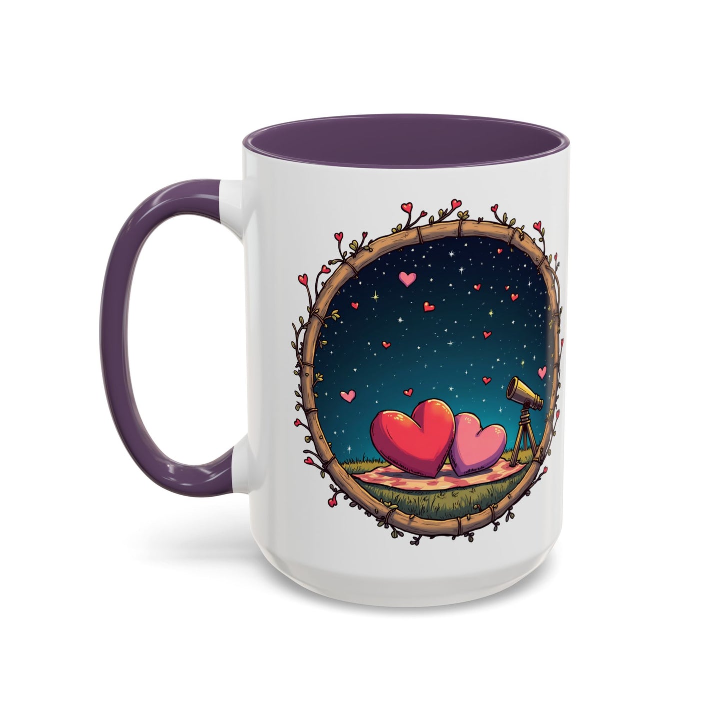 Astrological Love Mugs for Couples Beautiful Coffee Gift for Star Lovers Perfect Romantic Present with Inspiring Love Quote QR Quote Video