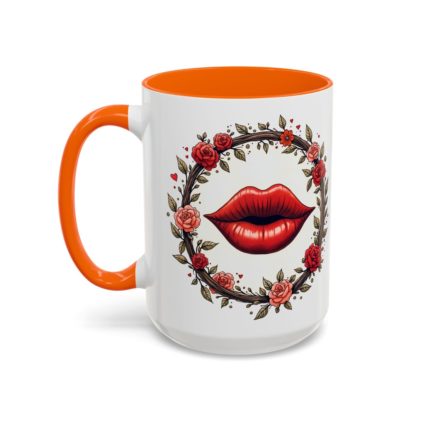 Kiss Me Mug Ignite the Passion with a Romantic Lovers Gift Perfect for Sweet Loving Couples Who Cherish Intimacy and Desire QR Quote Video