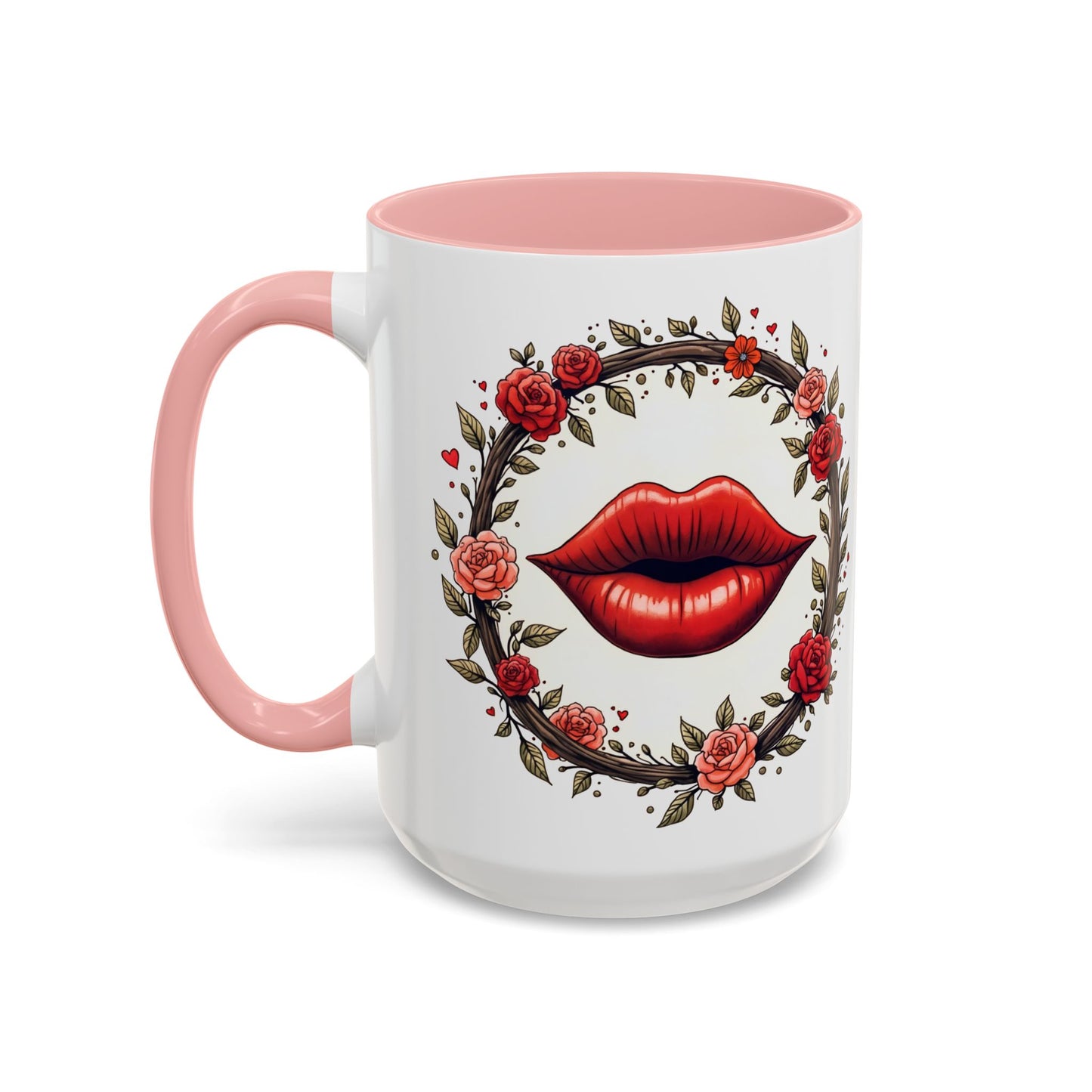 Kiss Me Mug Ignite the Passion with a Romantic Lovers Gift Perfect for Sweet Loving Couples Who Cherish Intimacy and Desire QR Quote Video