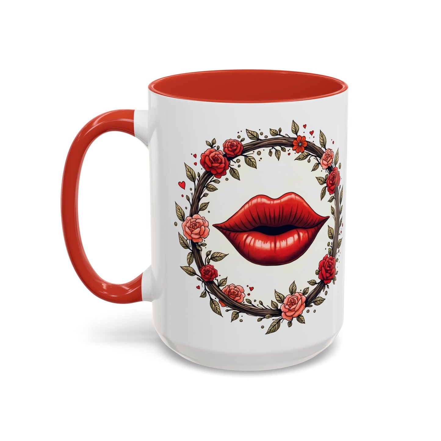 Kiss Me Mug Ignite the Passion with a Romantic Lovers Gift Perfect for Sweet Loving Couples Who Cherish Intimacy and Desire QR Quote Video