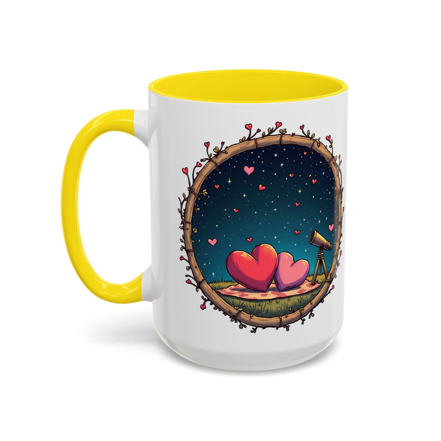 Astrological Love Mugs for Couples Beautiful Coffee Gift for Star Lovers Perfect Romantic Present with Inspiring Love Quote QR Quote Video