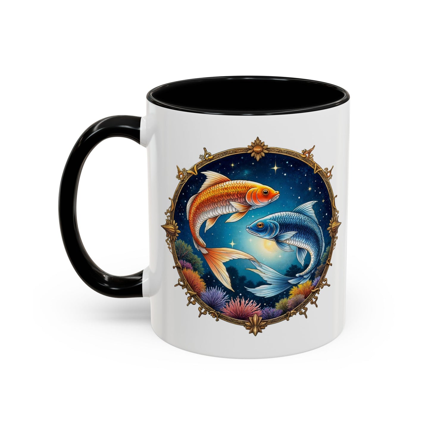 Pisces Astrology Zodiac Sign Quote Coffee Mug with QR Code (11, 15oz)