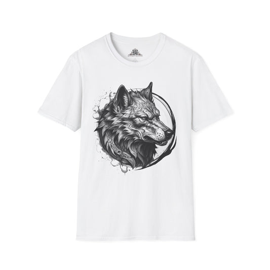 T-Shirt - Wolf Smile Motivation Unisex Softstyle Tee