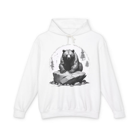 Bear Wild Motivation - Lightweight Hoodie