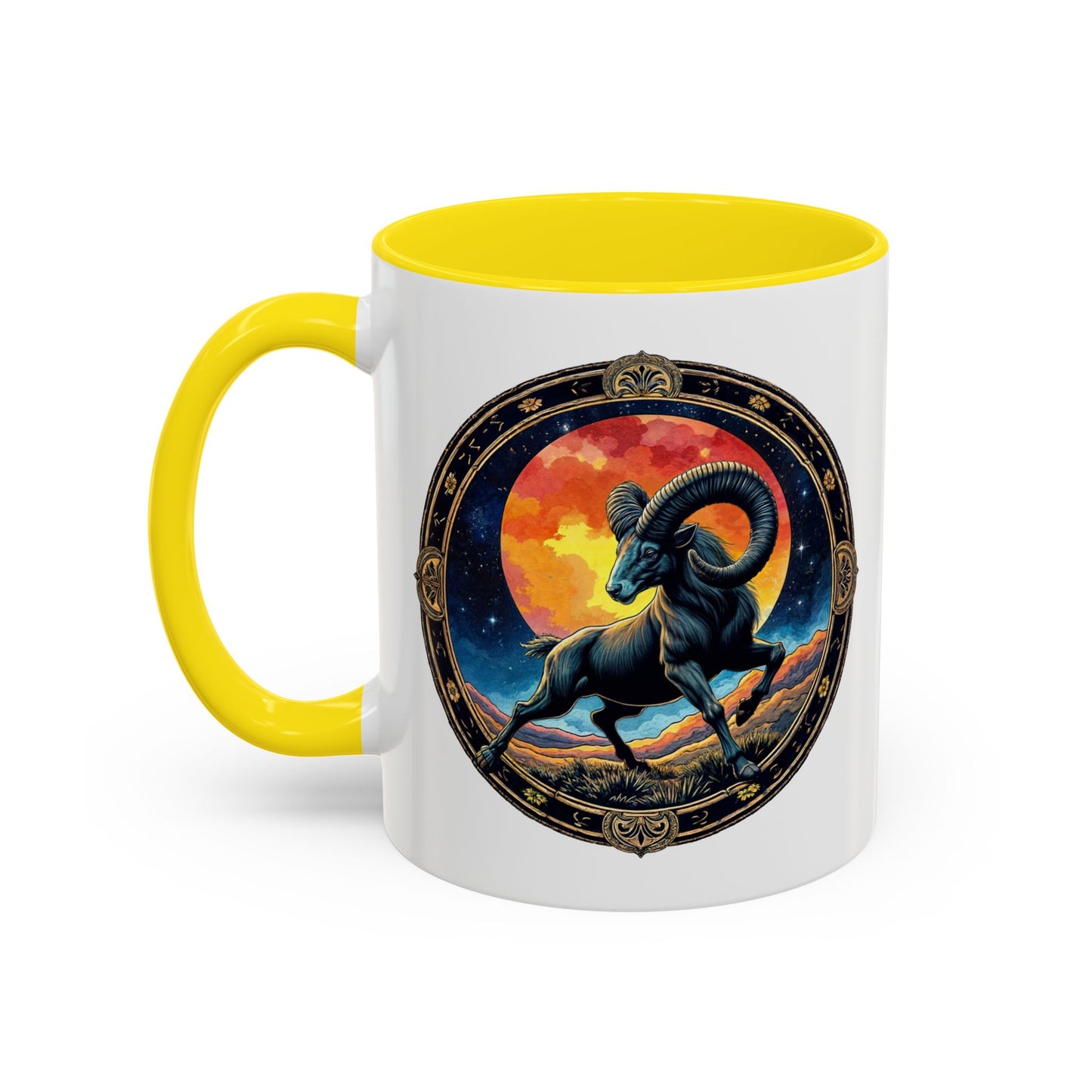 Aries Astrology Zodiac Sign Quote Coffee Mug with QR Code (11, 15oz)