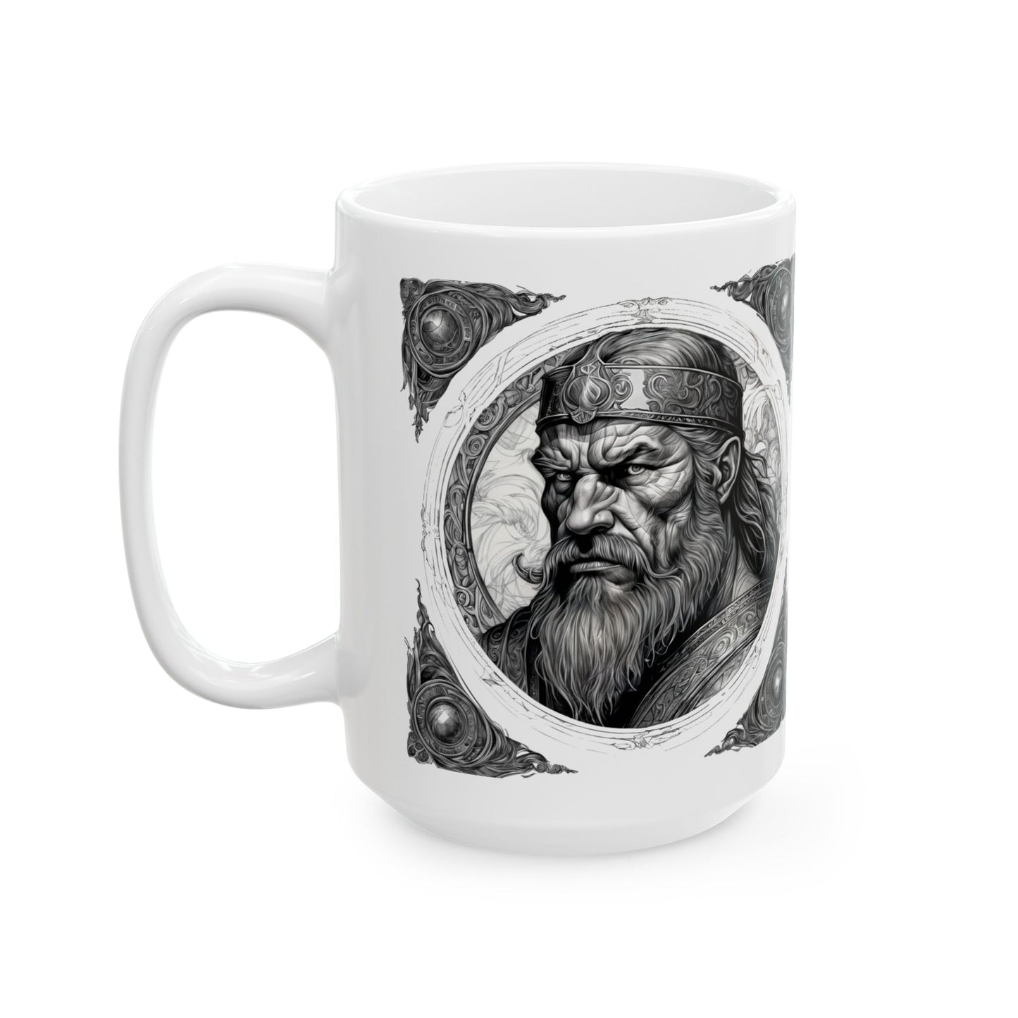 Beowulf Inspirational Quote Coffee Mug Gift for Epic Poem Lovers and Adventure Seekers Perfect for Coffee Breaks and Gifts QR Quote Video