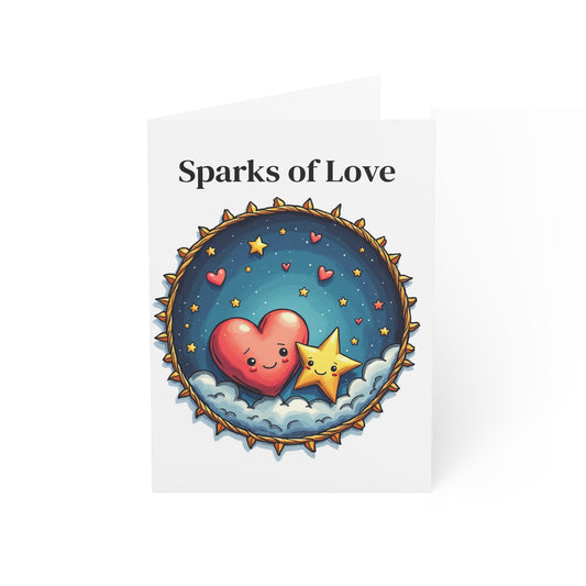 Cards - Funny Sparks of Love Card with QR Code video