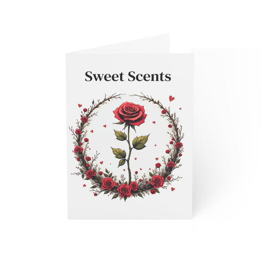 Cards - Romantic Sweet Scents Card with QR Code video