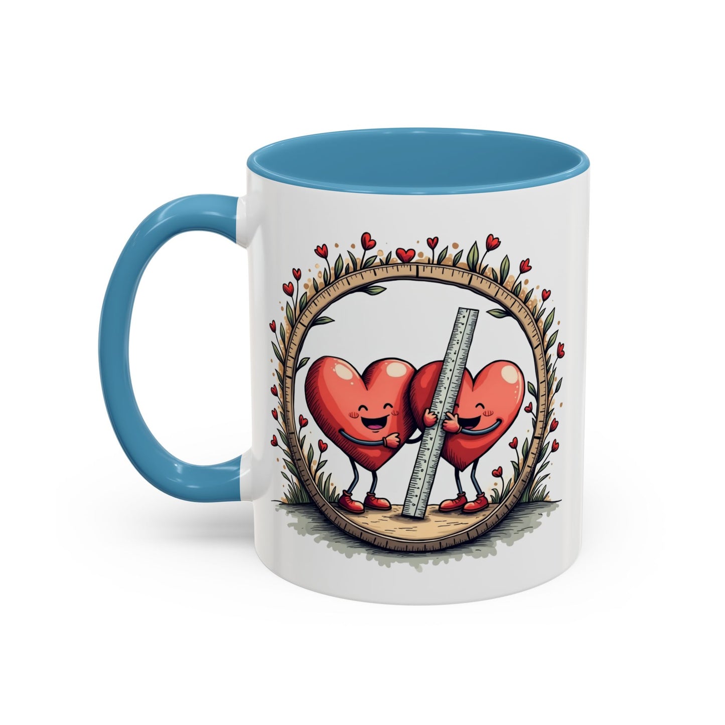 The Sum of Our Hearts Mugs Fun Pun Hilarious Coffee Gift for Couples Perfect Mathematics Present with Clever Love Quote QR Quote Video