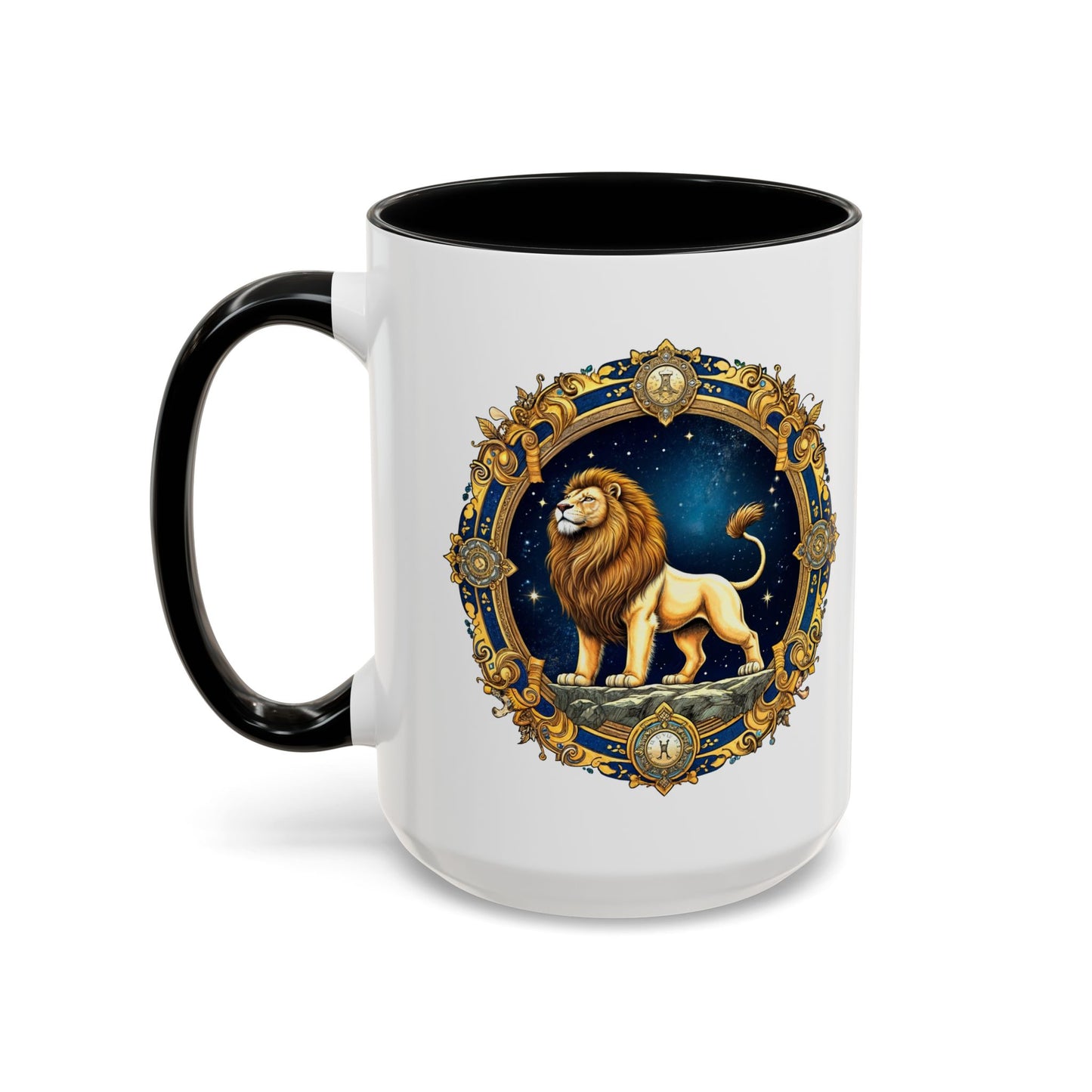 Leo Zodiac Coffee Mug with Inspirational Quote and Smart QR Code Bold Astrology Gift Custom Horoscope Lovers Mug for Leo Enthusiasts