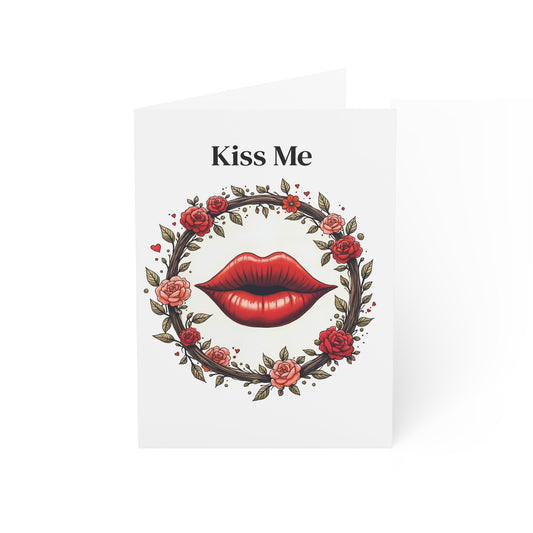 Cards - Romantic Kiss Me Card with QR Code video