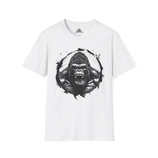 T-Shirt - Gorilla Roar Motivation Unisex Softstyle Tee