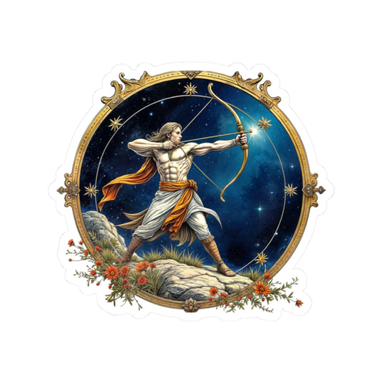 Sagittarius Zodiac Astrology - Kiss-Cut Stickers