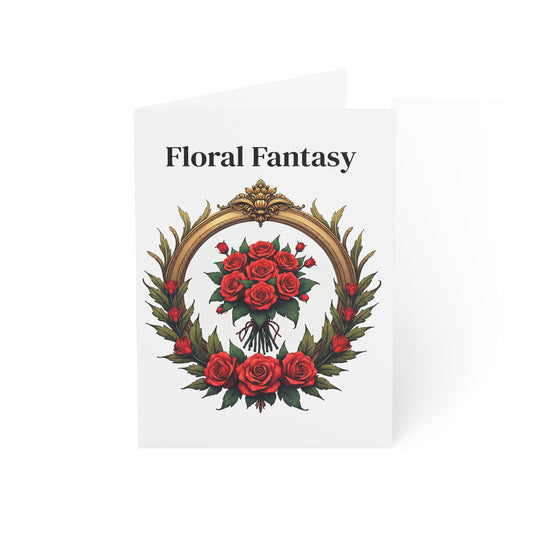 Cards - Romantic Floral Fantasy Card with QR Code video