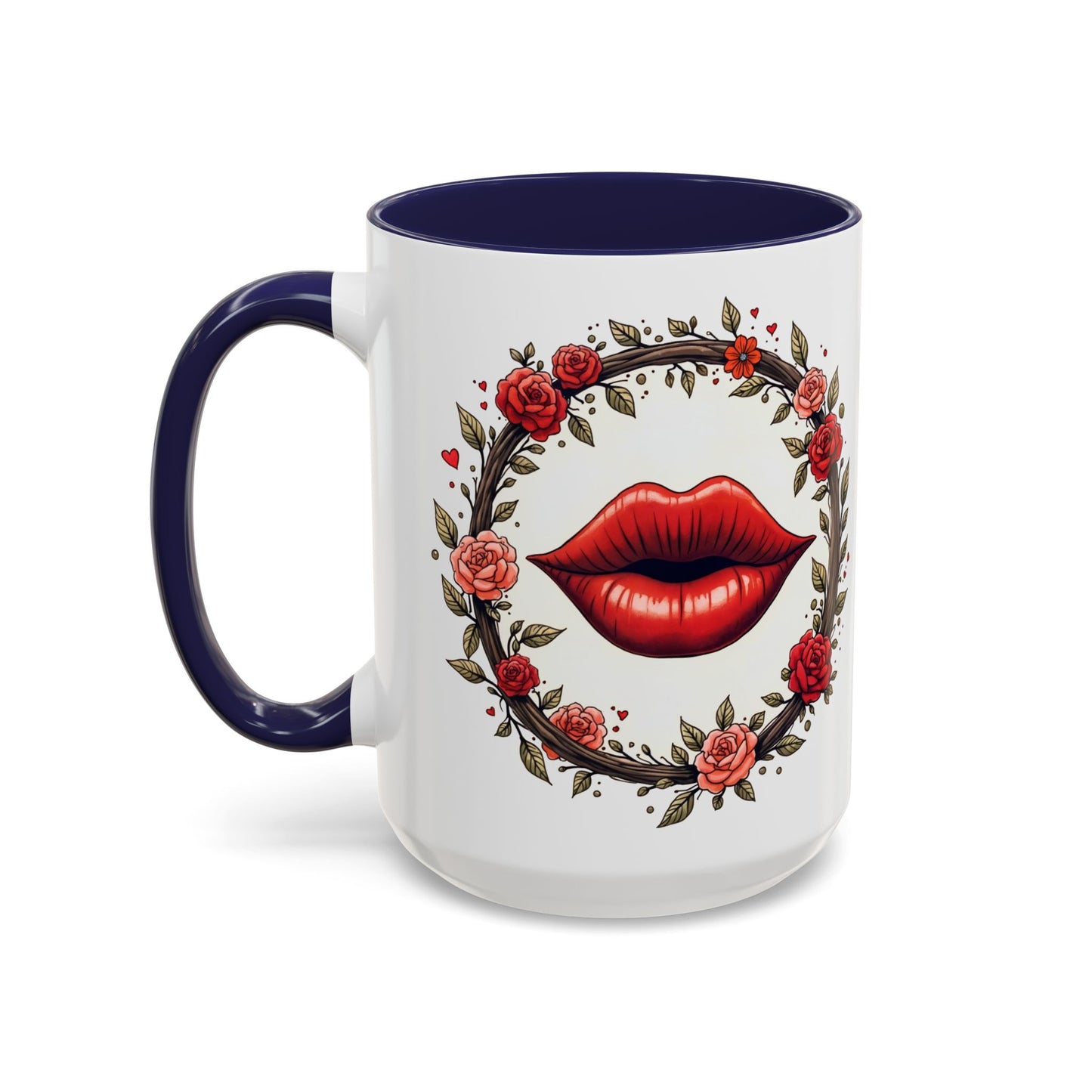 Kiss Me Mug Ignite the Passion with a Romantic Lovers Gift Perfect for Sweet Loving Couples Who Cherish Intimacy and Desire QR Quote Video