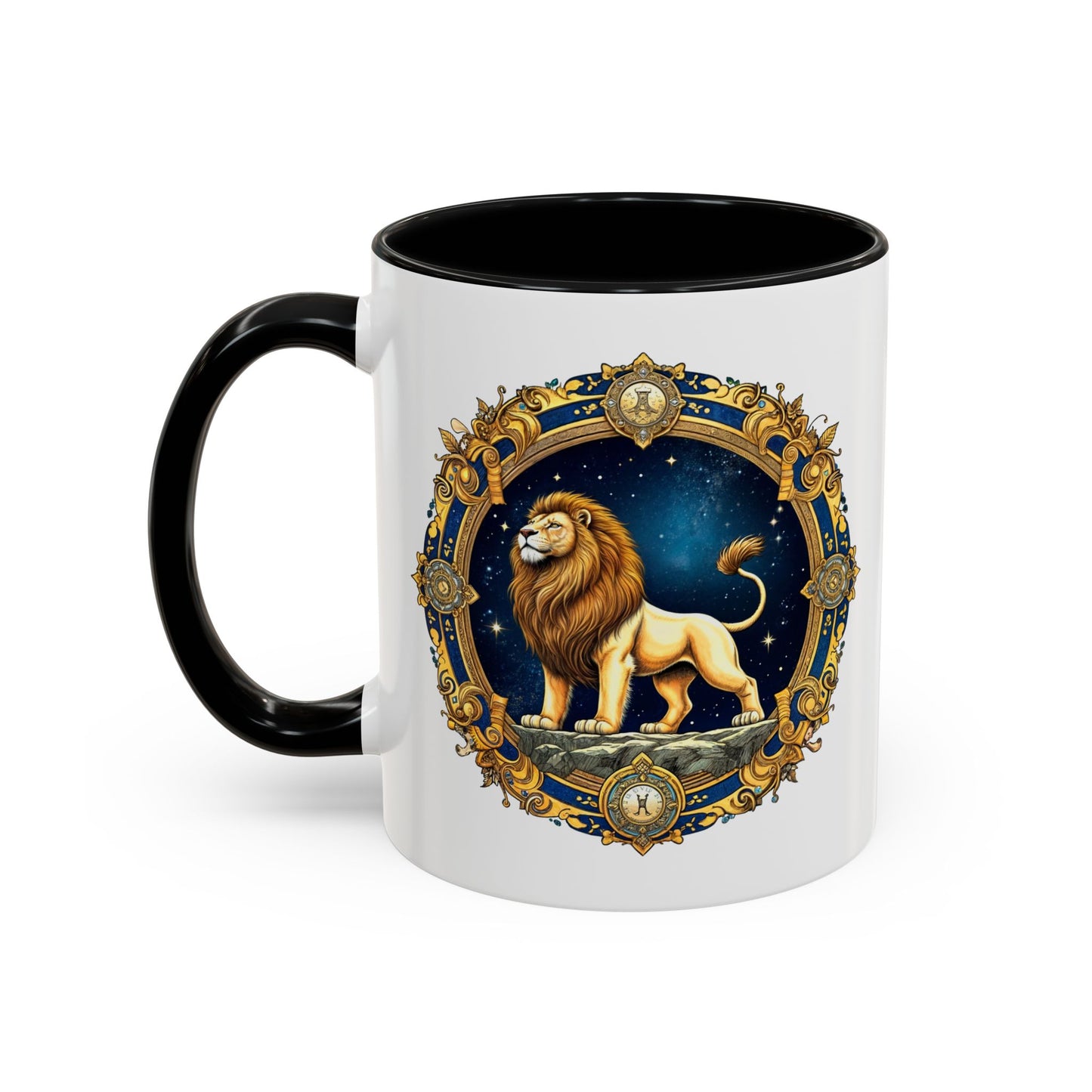 Leo Astrology Zodiac Sign Quote Coffee Mug with QR Code (11, 15oz)