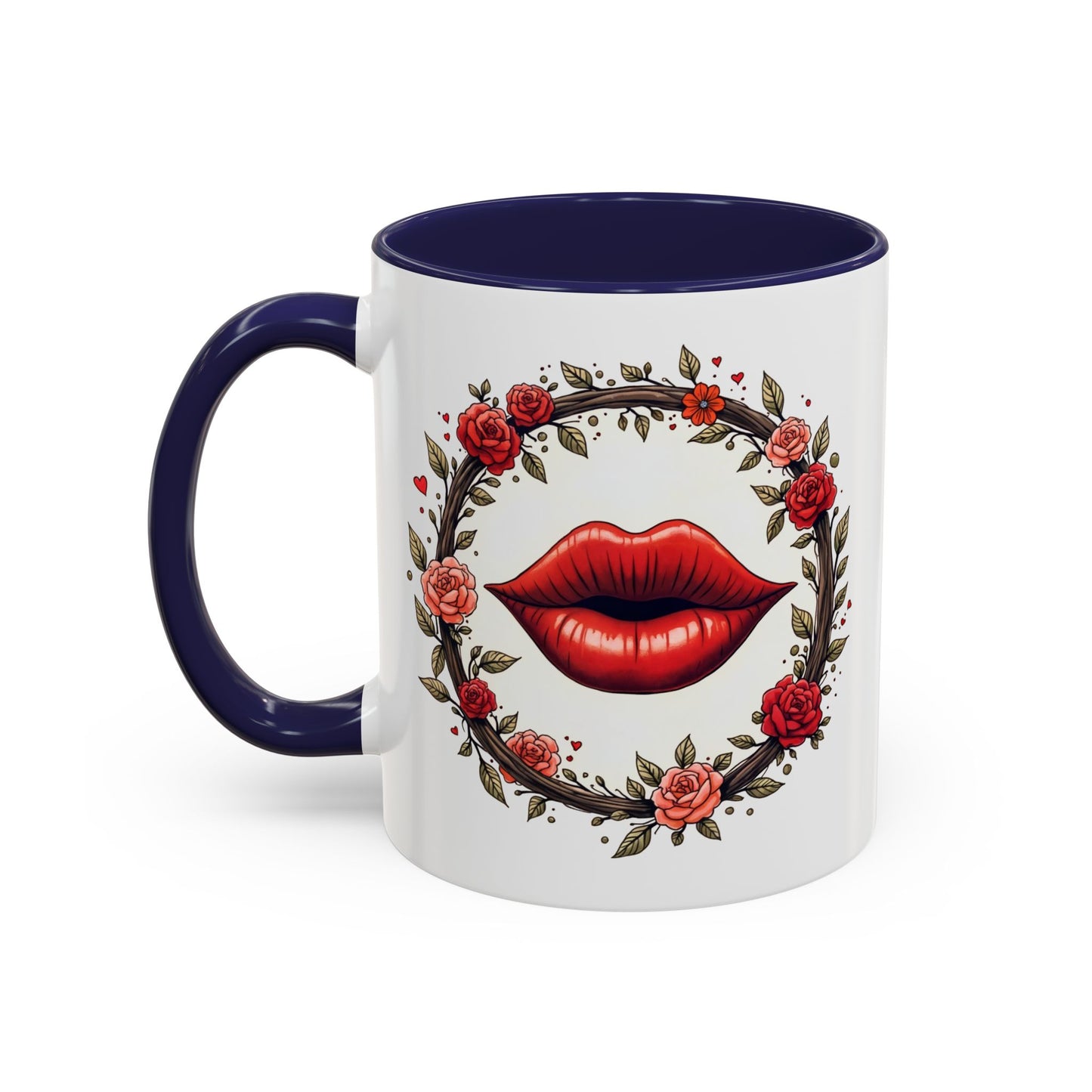 Kiss Me Mug Ignite the Passion with a Romantic Lovers Gift Perfect for Sweet Loving Couples Who Cherish Intimacy and Desire QR Quote Video