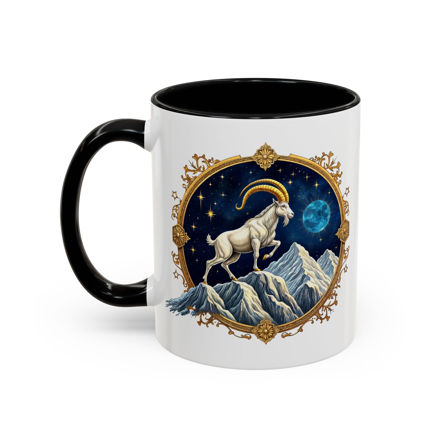 Capricorn Astrology Zodiac Sign Quote Coffee Mug with QR Code (11, 15oz)