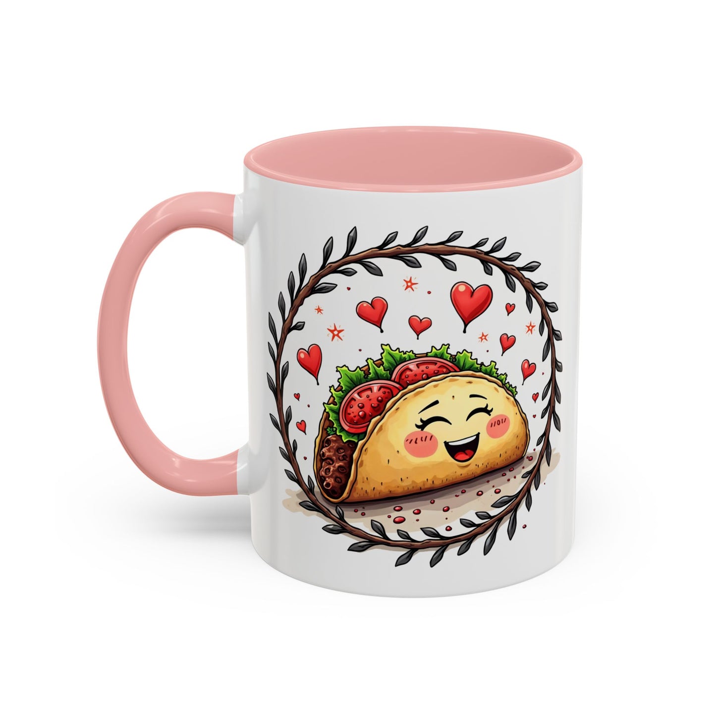 Taco 'Bout Love Mug Fun Pun Coffee Gift for Hilarious Couples Perfect Taco Tuesday Present Flirty with Adorable Love Quote QR Quote Video