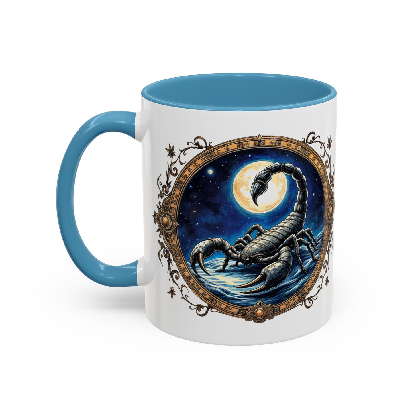 Scorpio Zodiac Coffee Mug with Inspirational Quote and Smart QR Code Mysterious Astrology Gift Unique Horoscope Mug for Scorpio Lovers