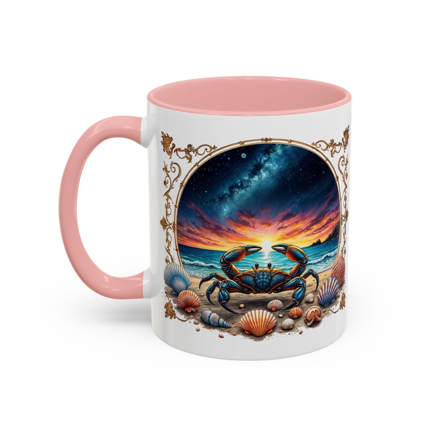 Cancer Astrology Zodiac Sign Quote Coffee Mug with QR Code (11, 15oz)