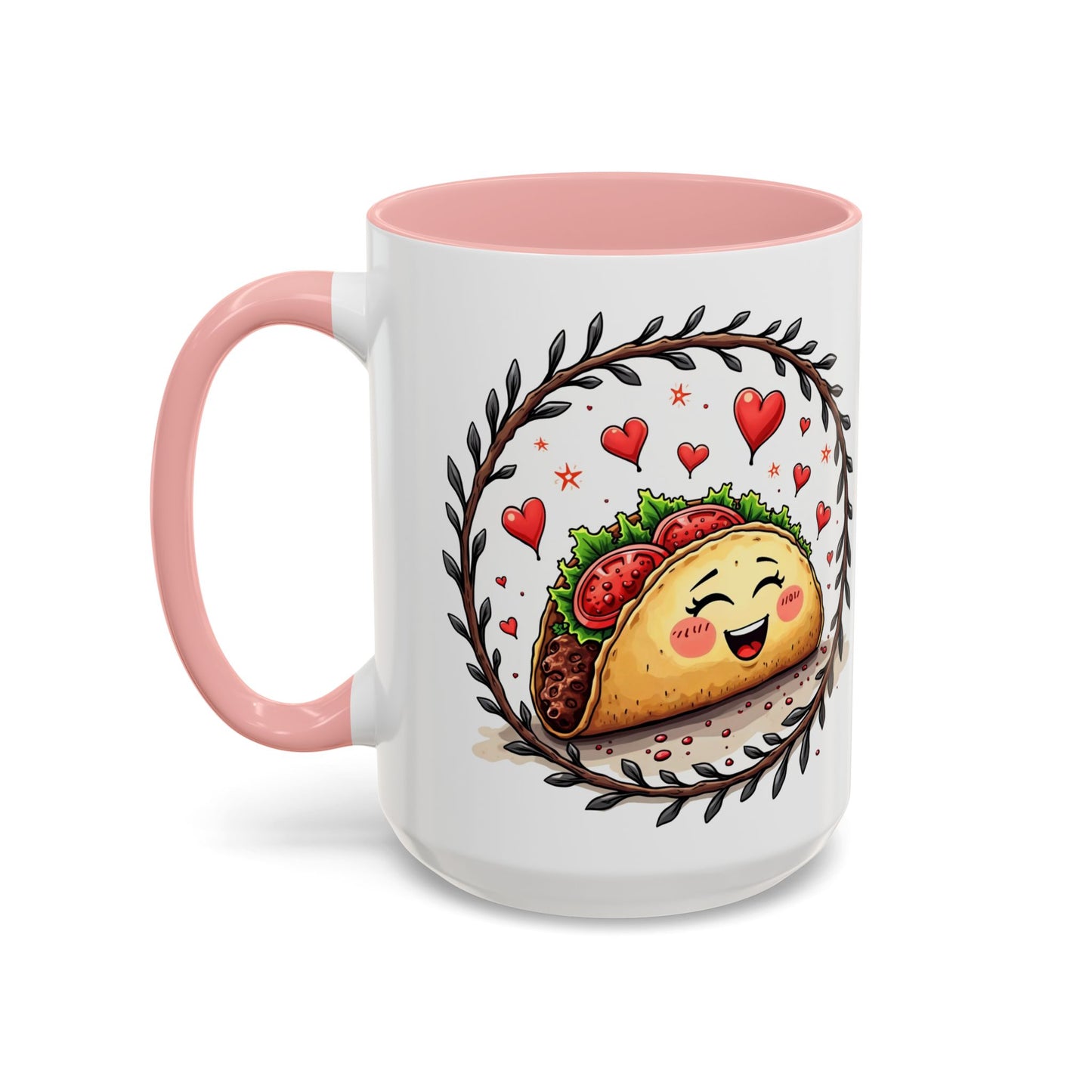 Taco 'Bout Love Mug Fun Pun Coffee Gift for Hilarious Couples Perfect Taco Tuesday Present Flirty with Adorable Love Quote QR Quote Video