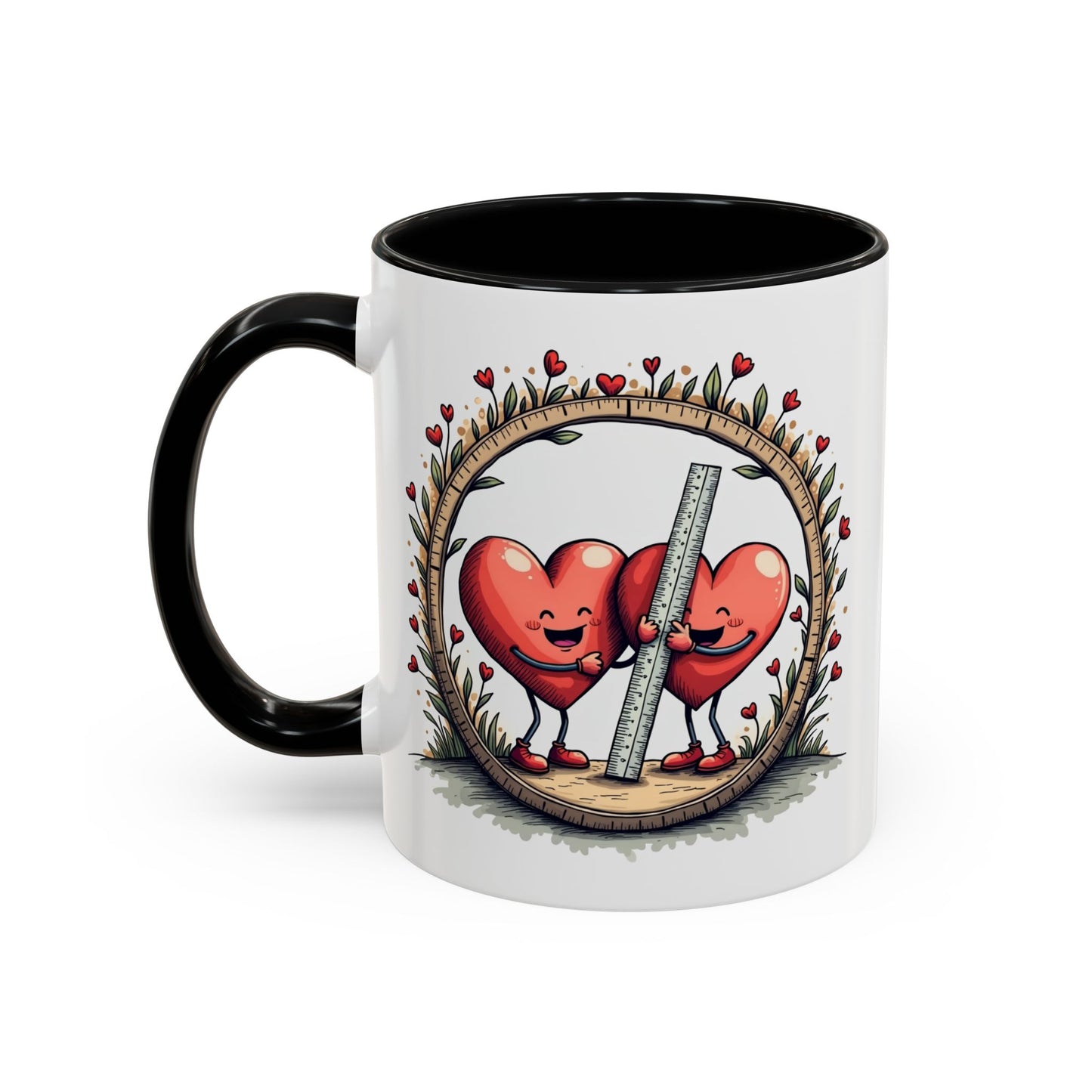 The Sum of Our Hearts Mugs Fun Pun Hilarious Coffee Gift for Couples Perfect Mathematics Present with Clever Love Quote QR Quote Video