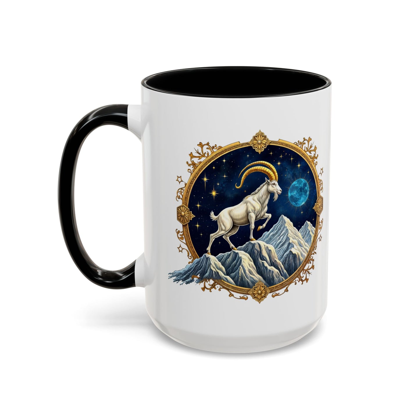 Capricorn Zodiac Coffee Mug with Inspirational Quote and Smart QR Code Perfect Astrology Gift Unique Capricorn Horoscope Mug for Enthusiasts