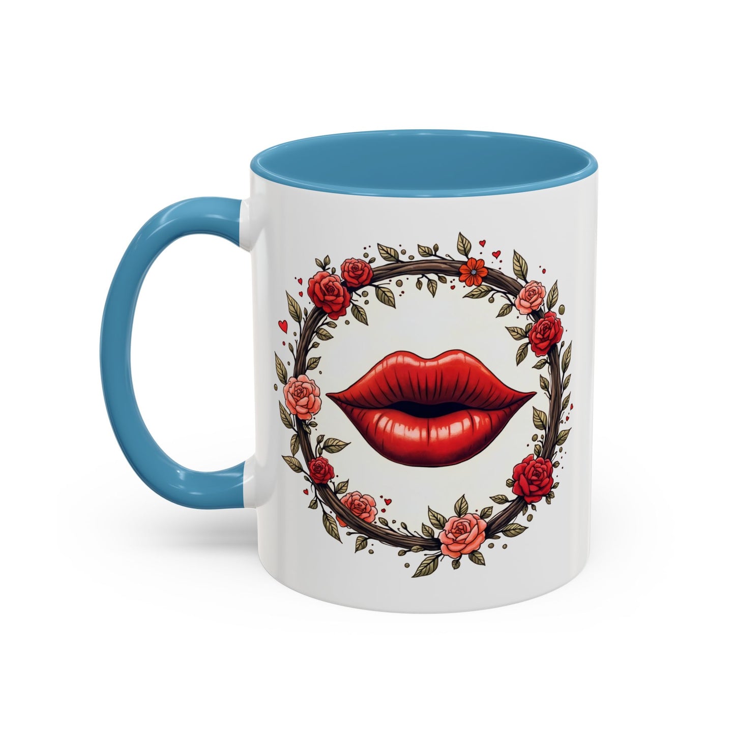 Kiss Me Mug Ignite the Passion with a Romantic Lovers Gift Perfect for Sweet Loving Couples Who Cherish Intimacy and Desire QR Quote Video