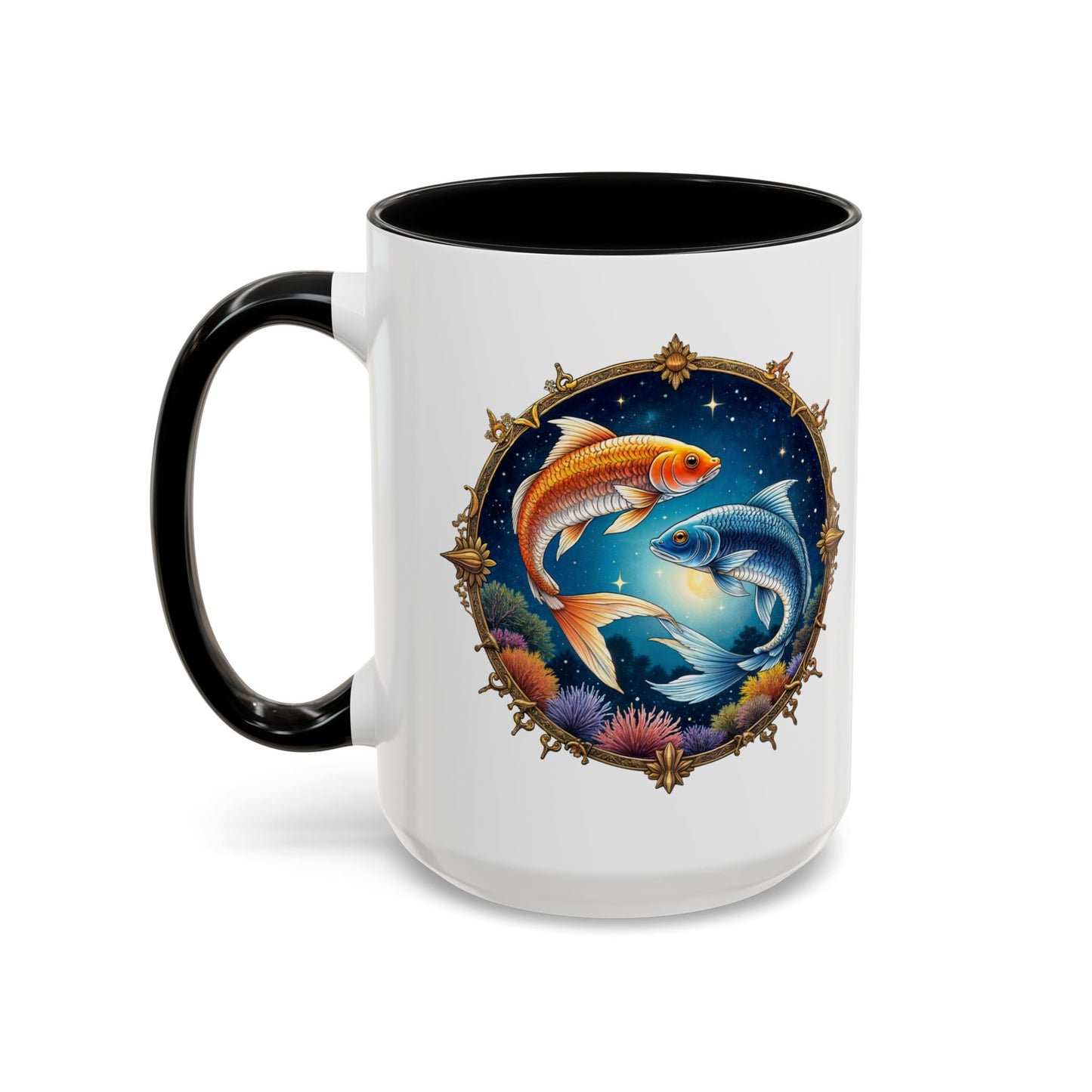 Pisces Astrology Zodiac Sign Quote Coffee Mug with QR Code (11, 15oz)