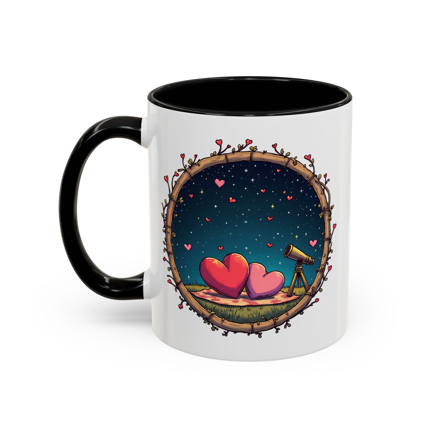 Astrological Love Mugs for Couples Beautiful Coffee Gift for Star Lovers Perfect Romantic Present with Inspiring Love Quote QR Quote Video