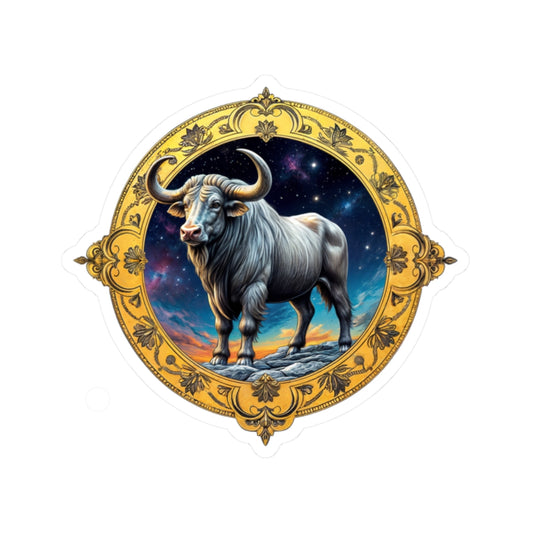 Taurus Zodiac Astrology - Kiss-Cut Stickers