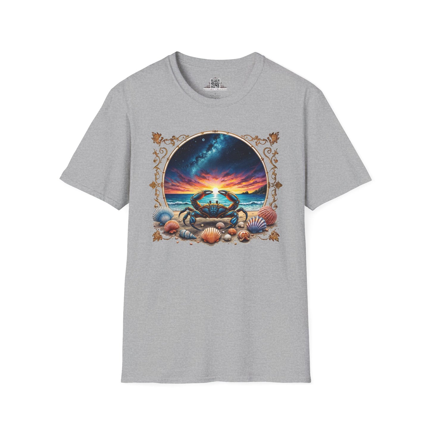 Cancer Zodiac Astrology - Softstyle Tee T-Shirt
