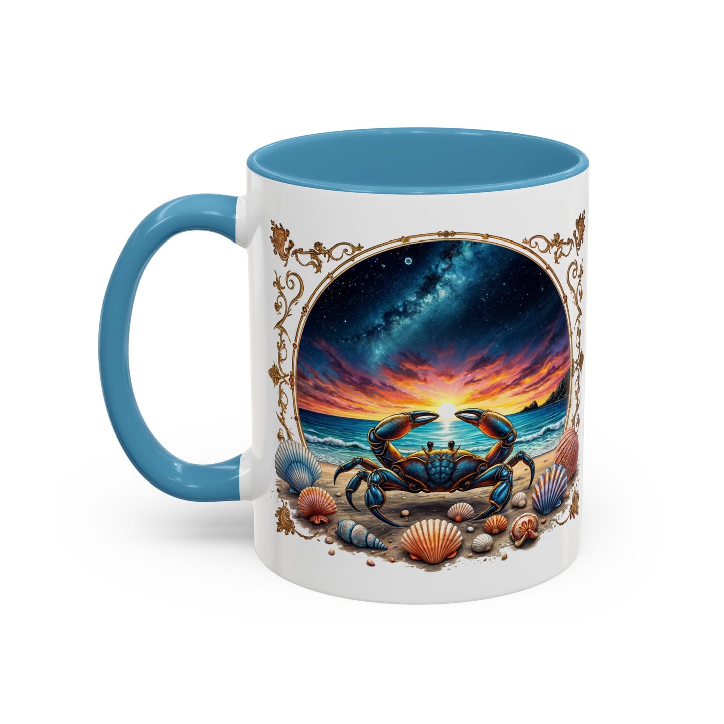 Cancer Astrology Zodiac Sign Quote Coffee Mug with QR Code (11, 15oz)