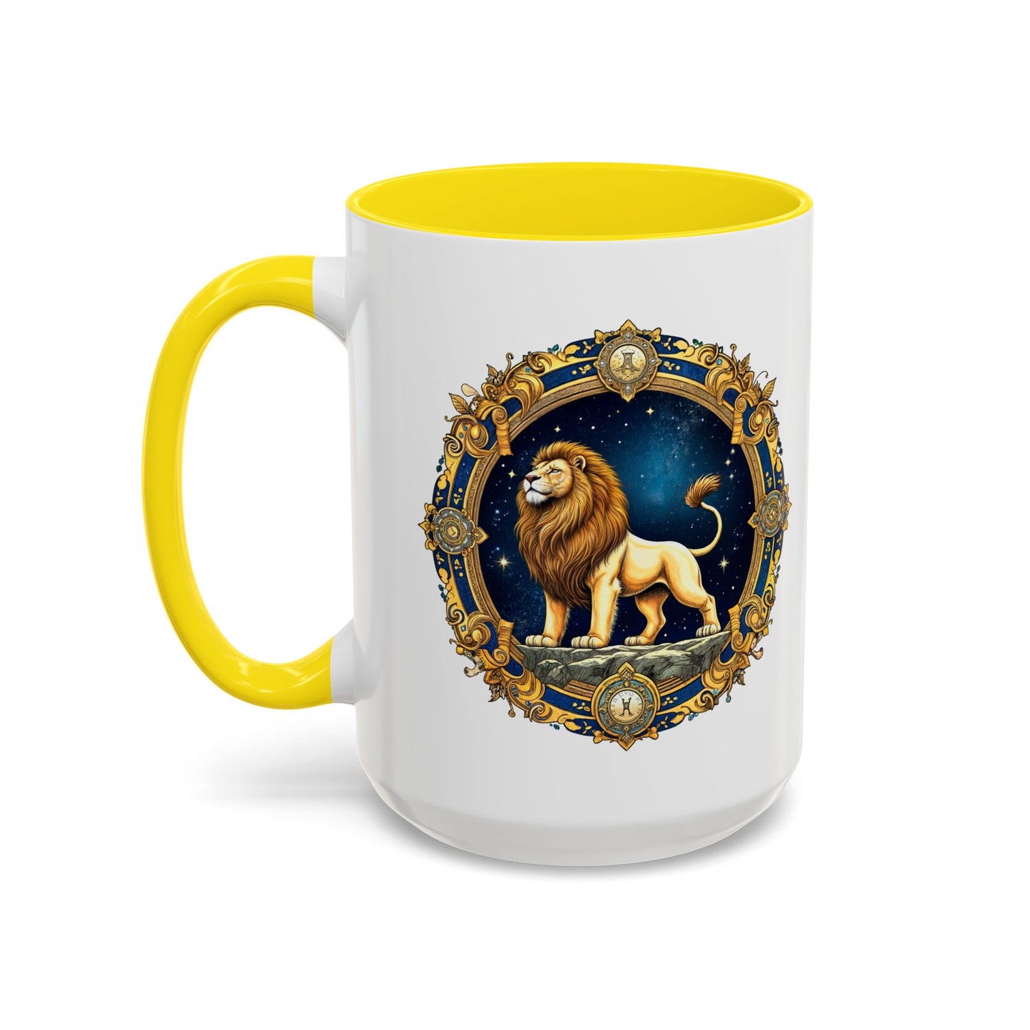 Leo Zodiac Coffee Mug with Inspirational Quote and Smart QR Code Bold Astrology Gift Custom Horoscope Lovers Mug for Leo Enthusiasts