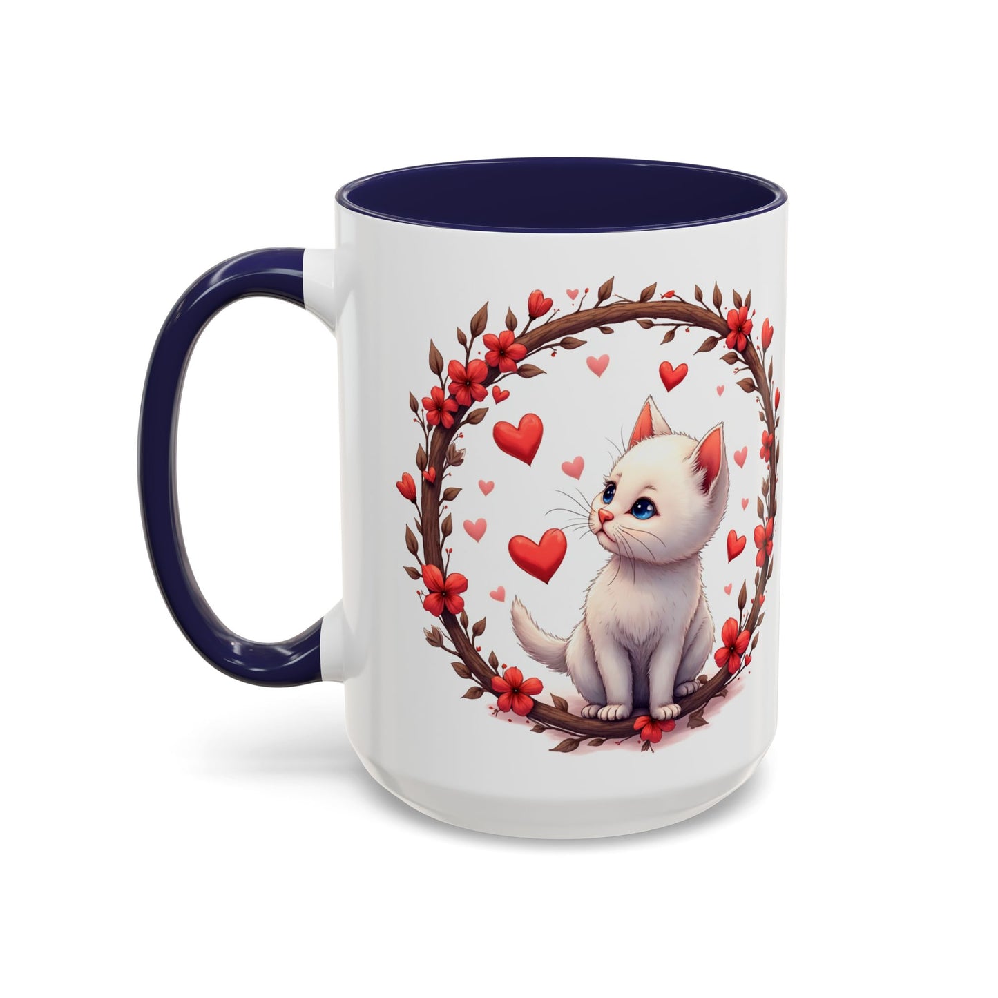 Fur-ever Love Mugs for Romantic Fun Pun Couples Adorable Pet Gift Perfect Present for Pet Lovers with Heartwarming Love Quote QR Quote Video