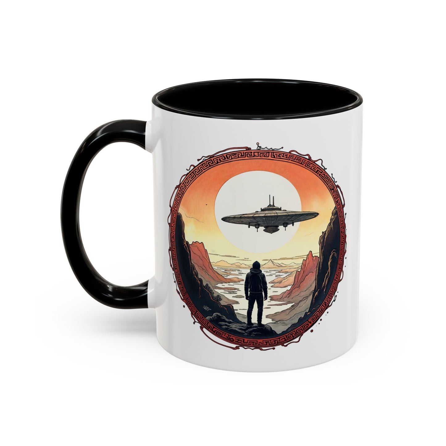 UFO Coffee Mug with Silly Missing Socks Quote for Skeptical Believers Who Adore Unique Quirky Gift Hilarious Alien Humor QR Code Quote Video