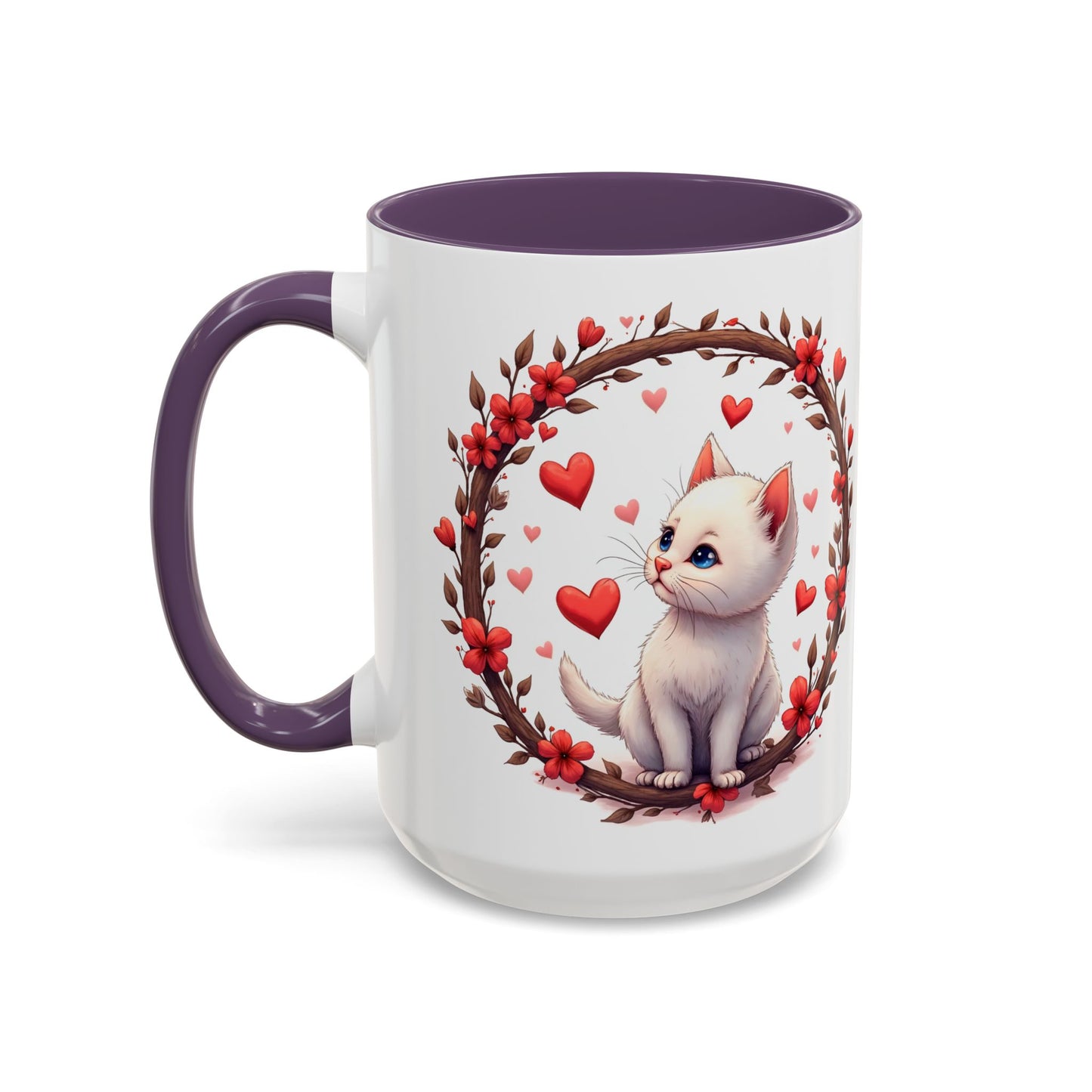 Fur-ever Love Mugs for Romantic Fun Pun Couples Adorable Pet Gift Perfect Present for Pet Lovers with Heartwarming Love Quote QR Quote Video