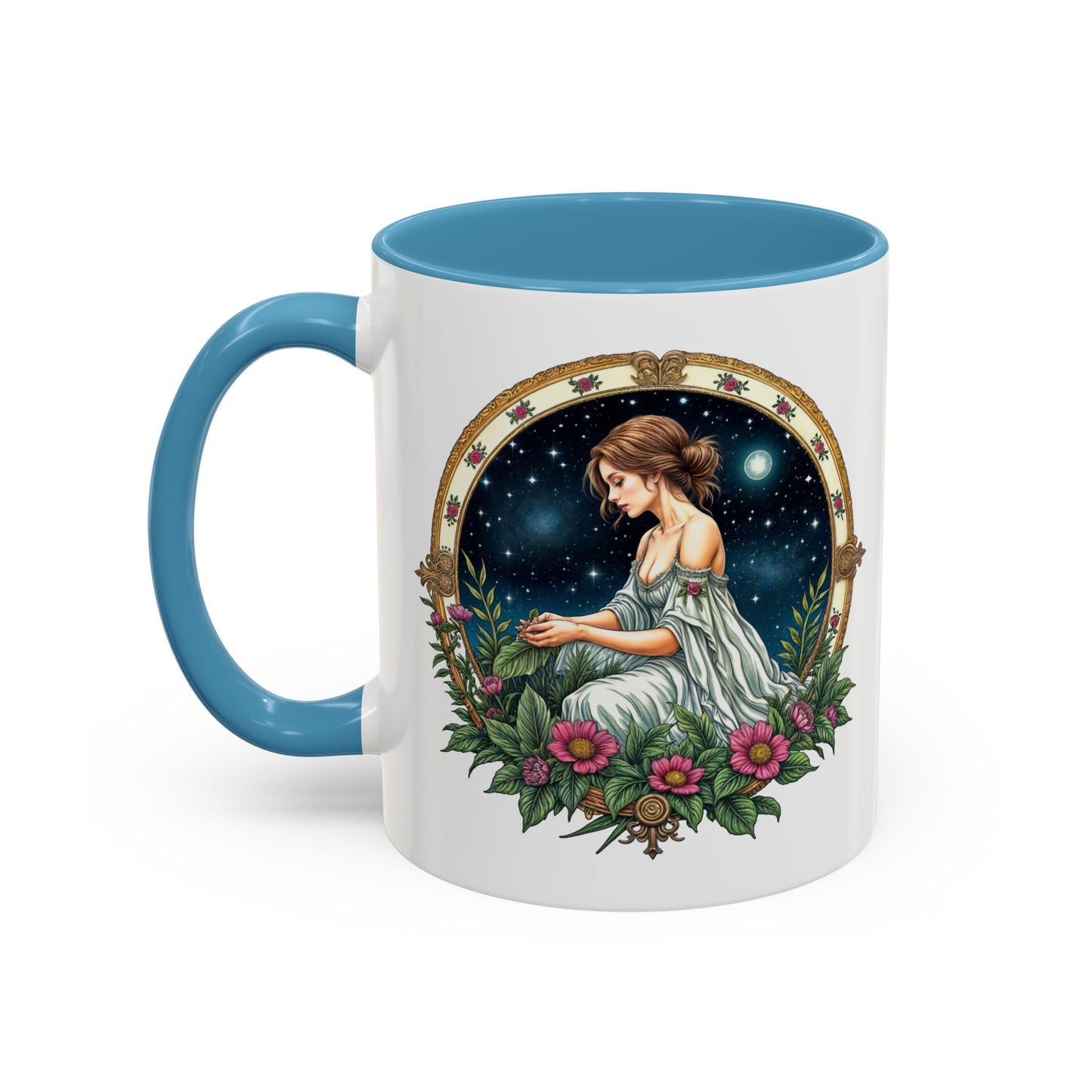 Virgo Zodiac Coffee Mug with Inspirational Quote and Smart QR Code Elegant Astrology Gift Unique Horoscope Mug for Virgo Lovers